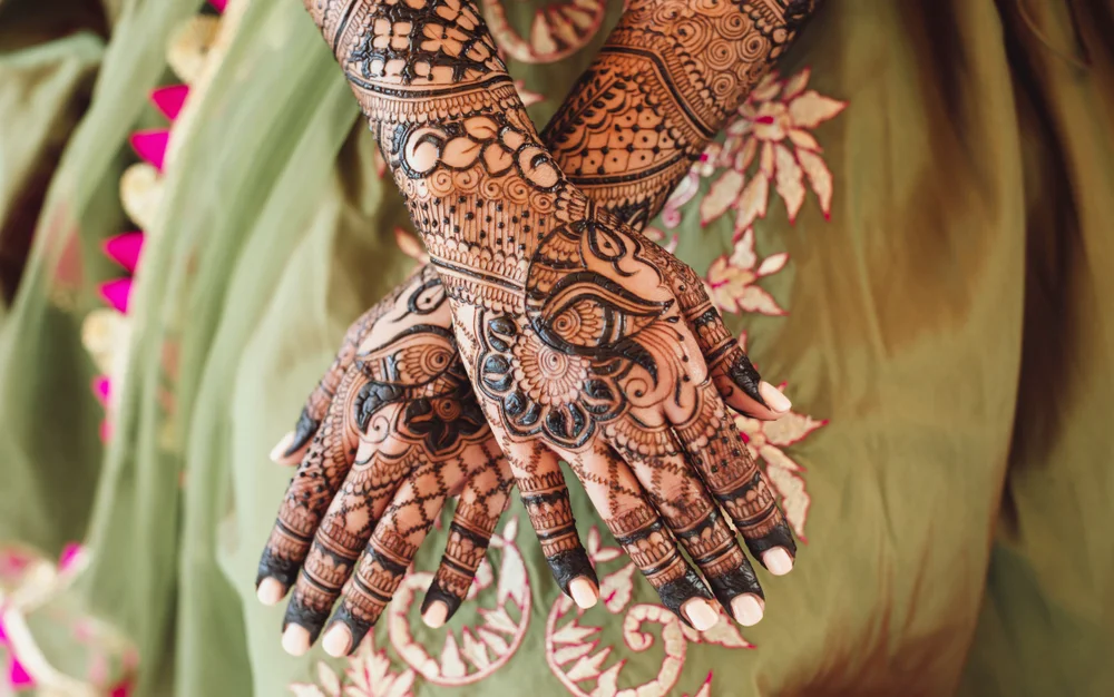 full hands indian pakistani bridal mehndi