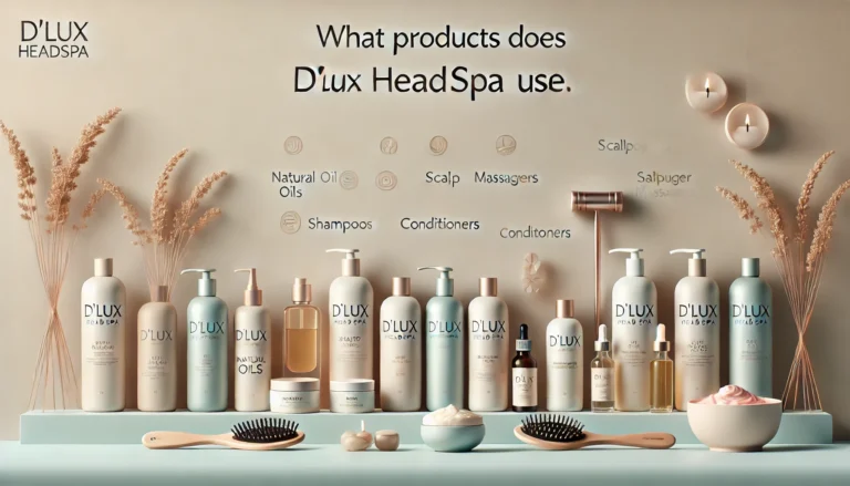 What Products Does D'Lux Headspa Use